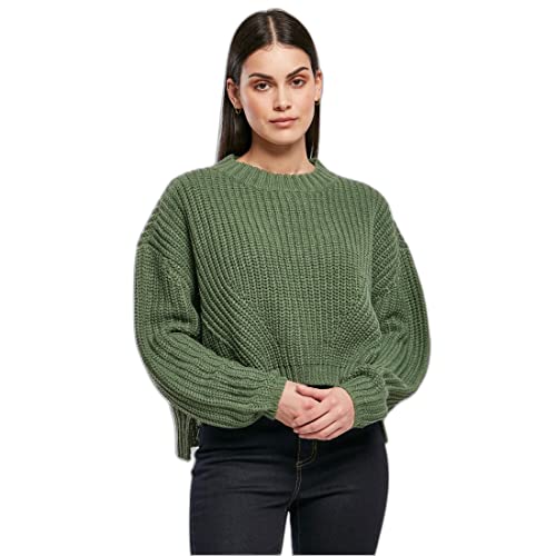 Urban Classics Damska bluza oversize Wide Oversize Sweater, salvia, XL, Salvia, XL