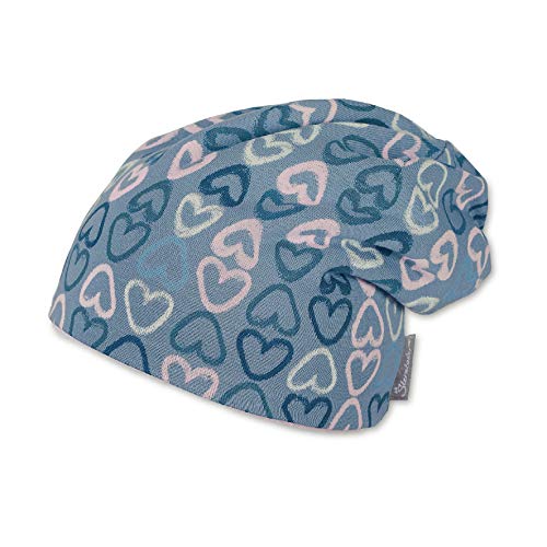 Sterntaler Slouch-Beanie, Kapelusz Czapka Bimba, Niebieski (Mittelblau 365), 41 (Taglia unica: 41)