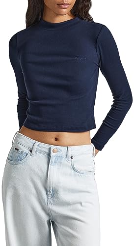 Pepe Jeans Koszulka damska Winona Perkins, Niebieski (Dulwich), S