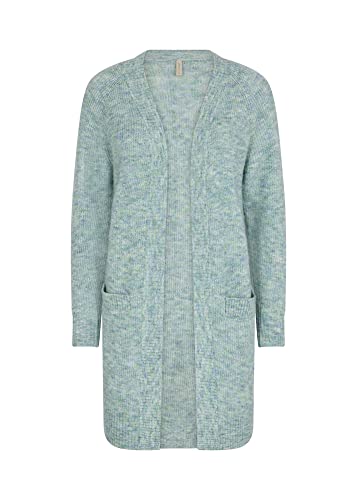 SOYACONCEPT Women's SC-Jackie 2 damska kurtka z dzianiny, zielony mech melanż, rozmiar XXL, zielony mech melan, XXL