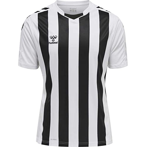 hummel Koszulka męska Hmlcore Xk w paski S/S, biała, XXXL, biały, 3XL