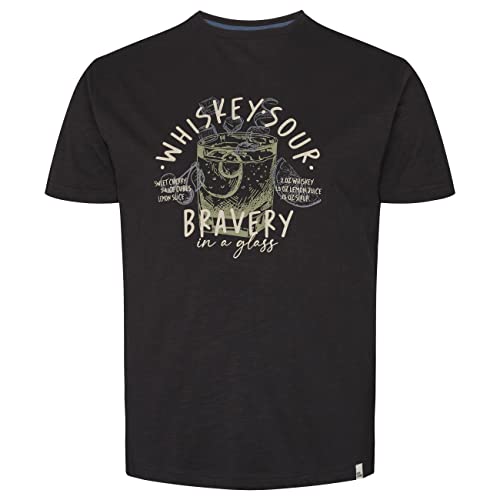 North 56-4/North 56Denim T-shirt męski, czarny, 7XL