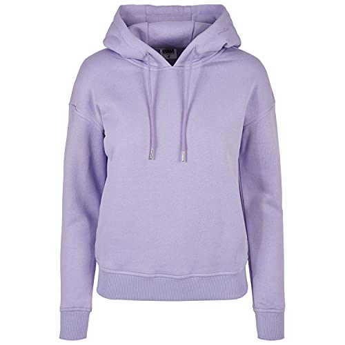 Urban Classics Damski sweter z kapturem Organic Hoody z naturalnej bawełny organicznej, górna część ze 100% bawełny organicznej, rozmiary XS do 5XL, lawendowy, 4XL