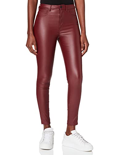 ONLY Damskie spodnie Onlroyal Hw Sk Rock Coated PIM Fn Petit, Chocolate Truffle, (XXS) W / 28L