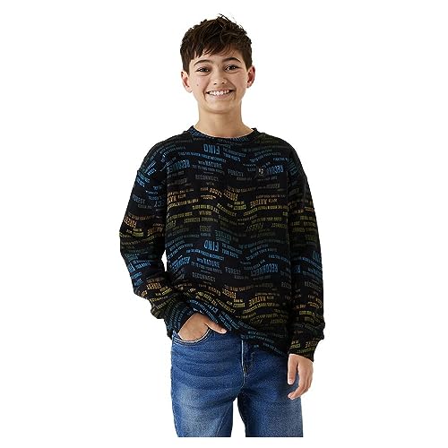Garcia Kids Bluza chłopięca, Off Black (1755), 170