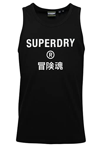 Superdry Code Core Sport Vest Sukienka męska, Czarny, L