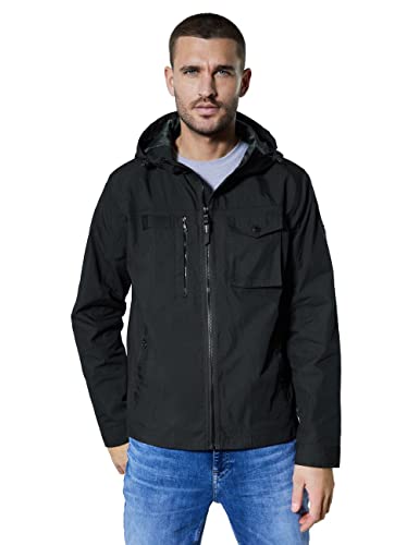 Street One MEN Męska kurtka przejściowa, Limuzyna, czarny, 3XL