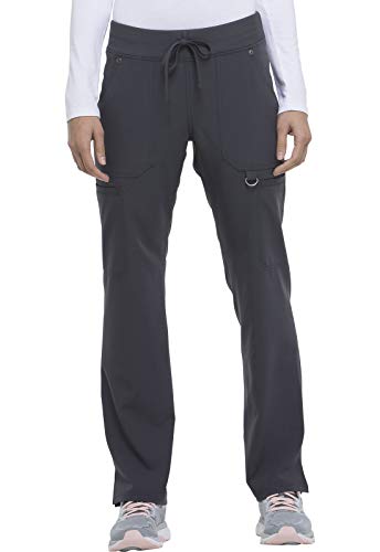 dickies Damskie Spodnie szpitalne Dzianinowe spodnie w talii, cyna, 5XL stor