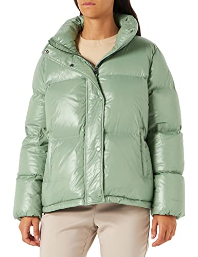 GANT Damska kurtka D1. Cropped DOWN Jacket, Kalamata Green, L