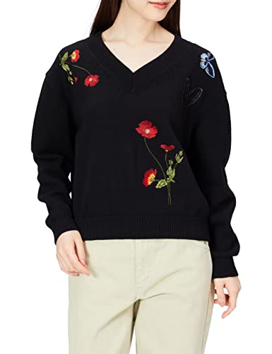 Desigual JERS_Luca sweter damski, czarny, XS