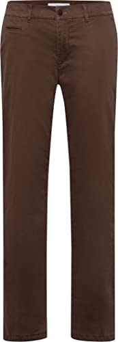 BRAX Męskie spodnie chinosy męskie w stylu Everesttt Thermo Marathon, ciepłe spodnie termiczne, 54, 34 W / 32 L EU, brązowy, 34W / 32L
