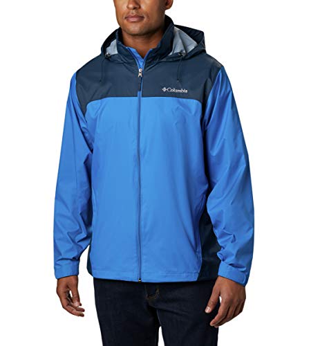 Columbia Męska kurtka przeciwdeszczowa Glennaker Lake Shell, Blue Jay, Columbia Navy, 4X