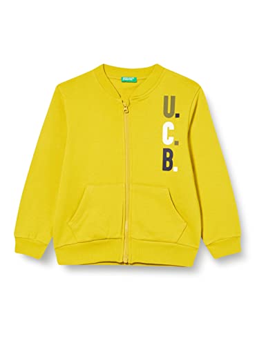 United Colors of Benetton Bluza chłopięca z długim rękawem, musztardowy żółty 26b, 12 miesi?cy