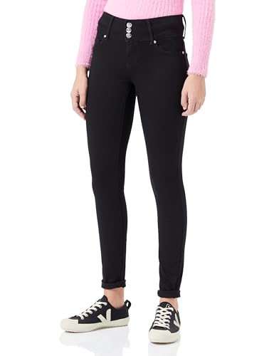 ONLY Onlhella Anemone Wide Wb Mw Skin DNM EXT dżinsy damskie, czarny denim, 34-S-L