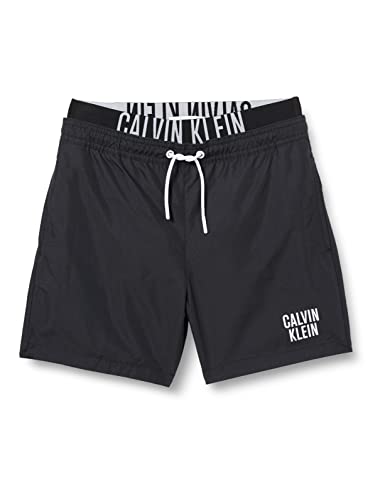 Calvin Klein Podwójny pas dla chłopców średni Wb, Pvh Black, 14-16 lat