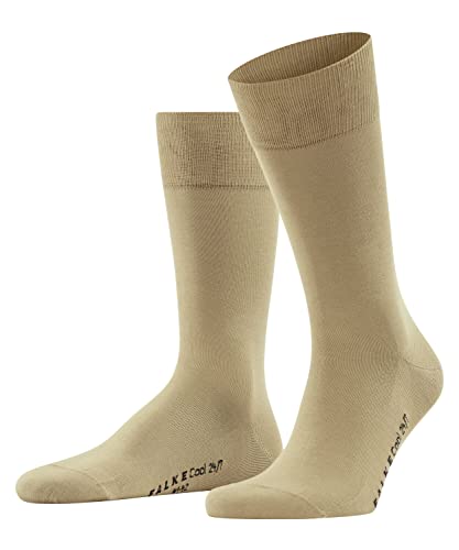 FALKE Mężczyźni Skarpety Cool 24/7 M SO Organiczna Bawełna jednokolorowe 1 Para, Beżowy (Sand 4320), 43-44