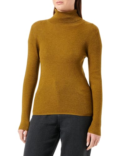 s.Oliver Sales GmbH & Co. KG/s.Oliver Damski sweter z golfem. slim fit golf sweter. slim fit, zielony, L