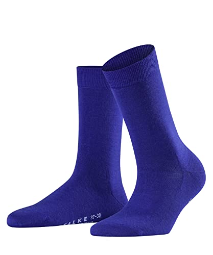 FALKE Kobiety Skarpety Softmerino W SO Wełna Merynosa Bawełna jednokolorowe 1 Para, Niebieski (Imperial 6065), 35-36
