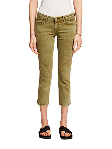edc by ESPRIT Damskie spodnie 043CC1B317, 325/PISTACHIO Green, 33/28, 325 / Pistachio Green, 33W / 28L