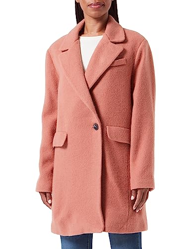 Koton Damski płaszcz z guzikami, Light Rose (AGK), 38