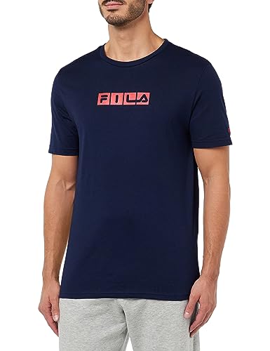 FILA koszulka męska battweiler, Black Iris, XS