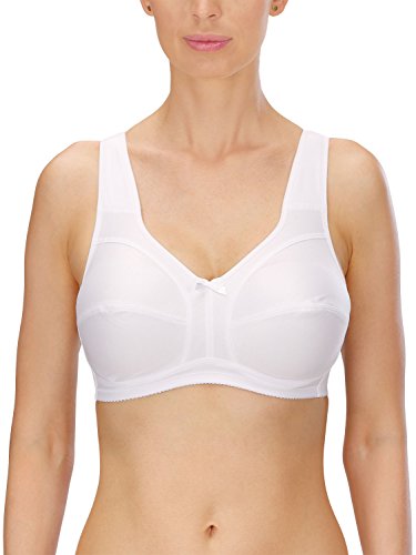 Naturana Biustonosz damski z miękkim kubkiem na co dzień 86136, biały, 90D