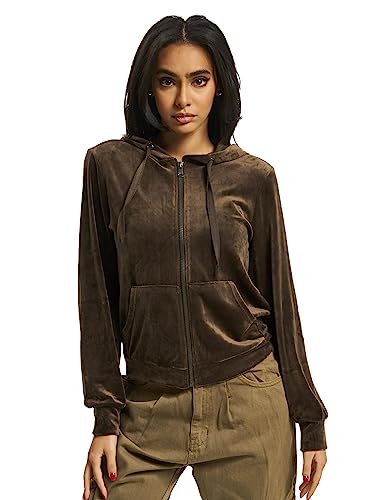 ONLY Women's ONLREBEL L/S Zip Hood CS SWT bluza damska, Delicioso, L