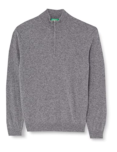 United Colors of Benetton Koszulka męska M/L 1002u7057 sweter, szary 507, S