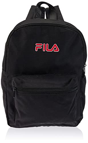 FILA Unisex Bury Small Easy Backpack-Black-OneSize plecak dziecięcy, czarny, jeden rozmiar