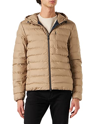 Geox Męska kurtka M Dennie Jacket, Petrified Oak, 46