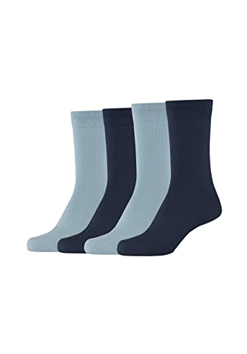 Camano 110200000 - damskie skarpety bawełniane, 4 pary, ciemnoniebieskie, rozmiar 39/42, ciemnoniebieski, 39 EU
