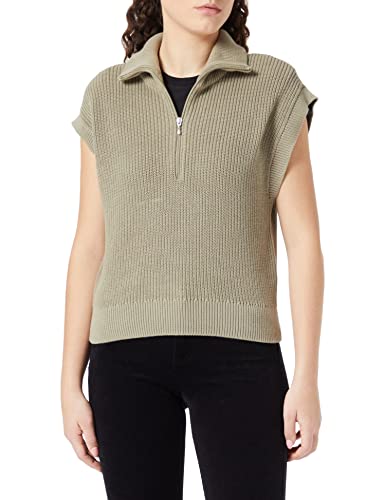 Taifun Damski sweter 272027-15402, Heather Green, 36 (DE)