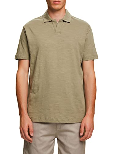 ESPRIT Collection Męska koszulka polo 053EO2K303, 345/LIGHT Khaki, S, 345/Light Khaki., S