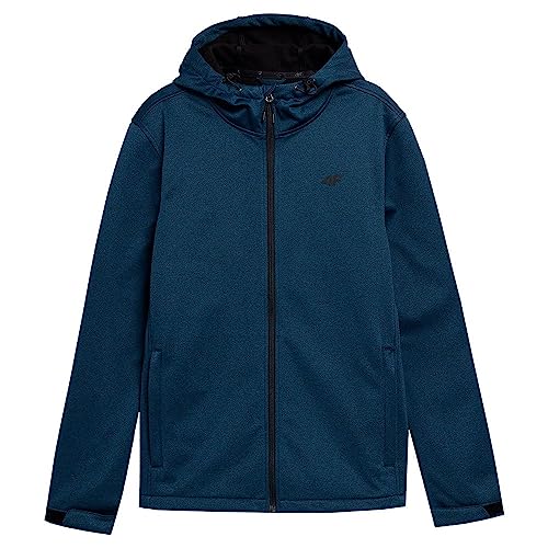 Kurtka męska 4F Softshell, DARK BLUE MELANGE, S