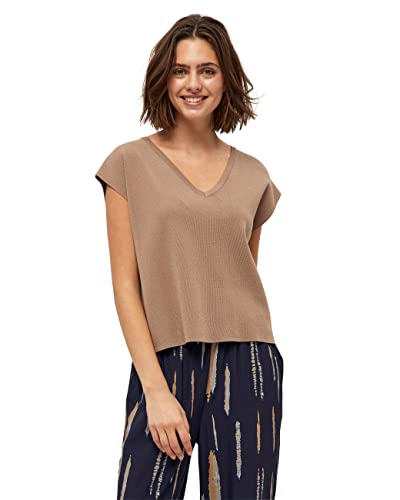 Peppercorn Damski top z dzianiny Elsa, Ermine Brown, S