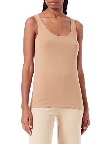 TOM TAILOR Damski Top Basic 1033747, 27841 - Soft Light Camel, XXS