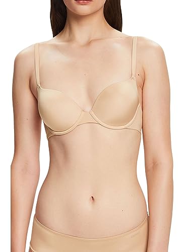 ESPRIT Damski biustonosz Micro W. Logo RCS Sexy.pad, Dusty Nude, 80C