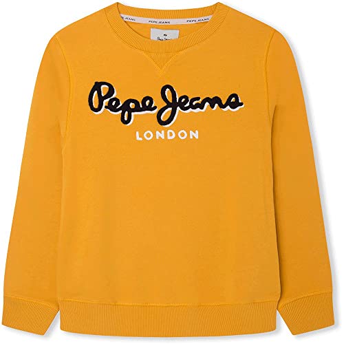 Pepe Jeans Bluza chłopięca Lamonty Crew, Żółty (Ochre Yellow), 8 Lat