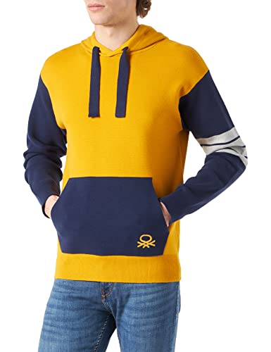 United Colors of Benetton Sweter męski, Wielokolorowy 09b, XXL