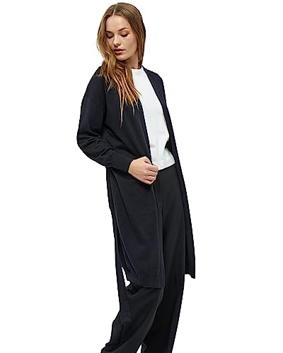 Peppercorn Damski kardigan z długim dzianiny Tana, czarny, XL, Black, XL
