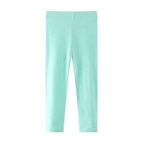 CM-Kid Legginsy Casual Kobieta, Spodnie dla dzieci, Drukowane Legginsy 2-7 Lat, Zielone jezioro