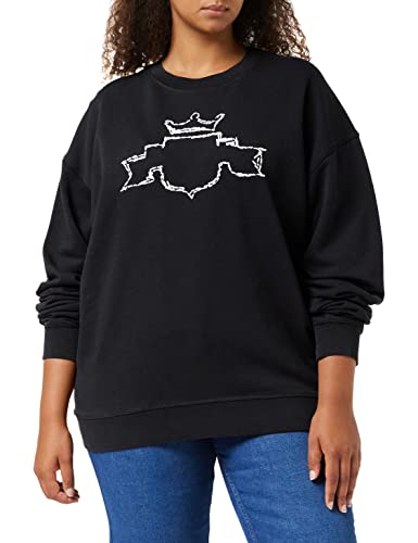 Replay Bluza damska, 98 czarny, XXS