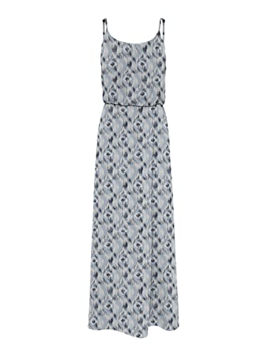 ONLY Women's Onlnova Life Strap Maxi Dress PTM sukienka, Faded Denim/AOP:414 Isla, 34, Faded Denim/Aop: 414 Isla, 34