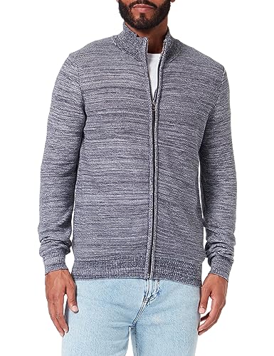 s.Oliver Męska kurtka z dzianiny, niebieski, 3XL