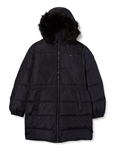 Tommy Hilfiger Długi płaszcz puchowy dla dziewczynki, Desert Sky, 12 lat