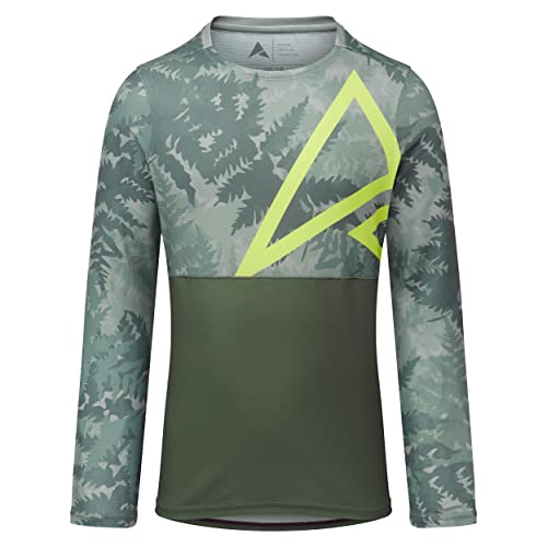 Wysokość Spark LS Maillot BTT Unisex dzieci, oliwkowy, 5 lat