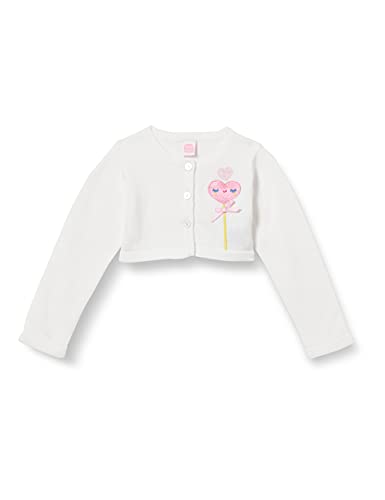 Tuc Tuc Dziewczęca kurtka Chaqueta Tricot Sugar Babe, biały, 0-3 Miesiące