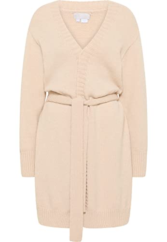 Jalene Damski długi kardigan 81133463, beżowy, XS/S, beżowy, XS-S