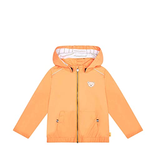 Steiff Kurtka przeciwdeszczowa dla chłopców Regenjacke, Nectarine, 116 cm