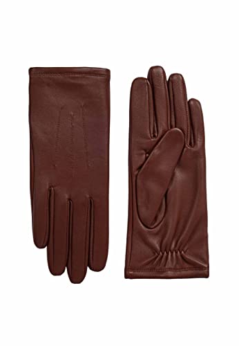 ok Gloves Damskie rękawiczki zimowe Nadja, brązowe, rozmiar 7 EU, brązowy, 7